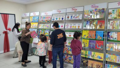 Photo of Egebil Aslan Okullarından örnek kitap fuarı